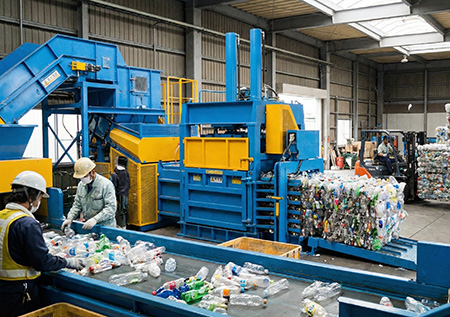 ペットボトル中間処理